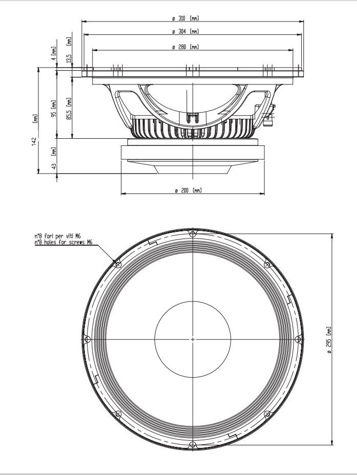 Eighteen Sound 12MB810 Dimensions