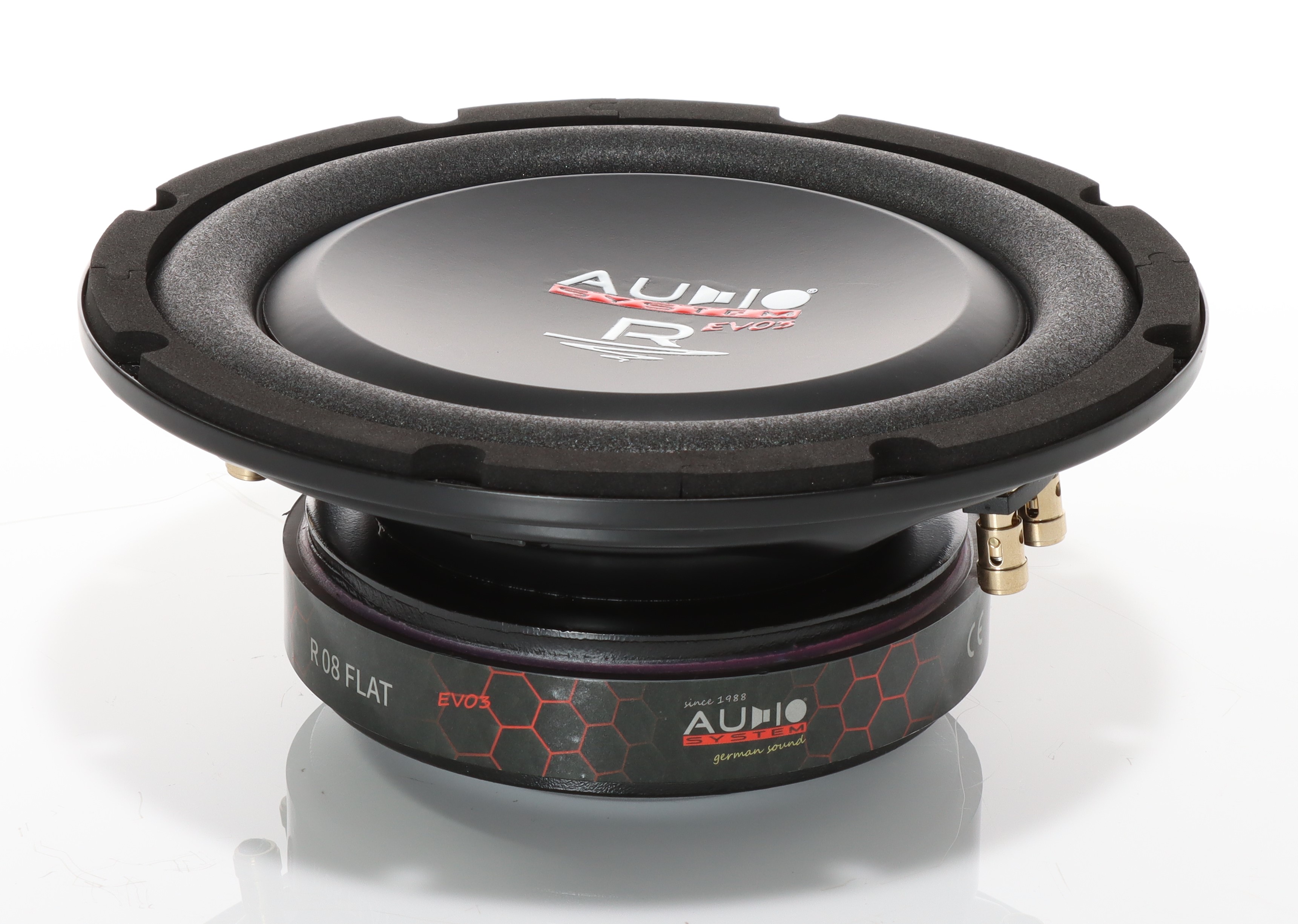 Audio System R 08 FLAT EVO 3-D4 Shallow Subwoofer