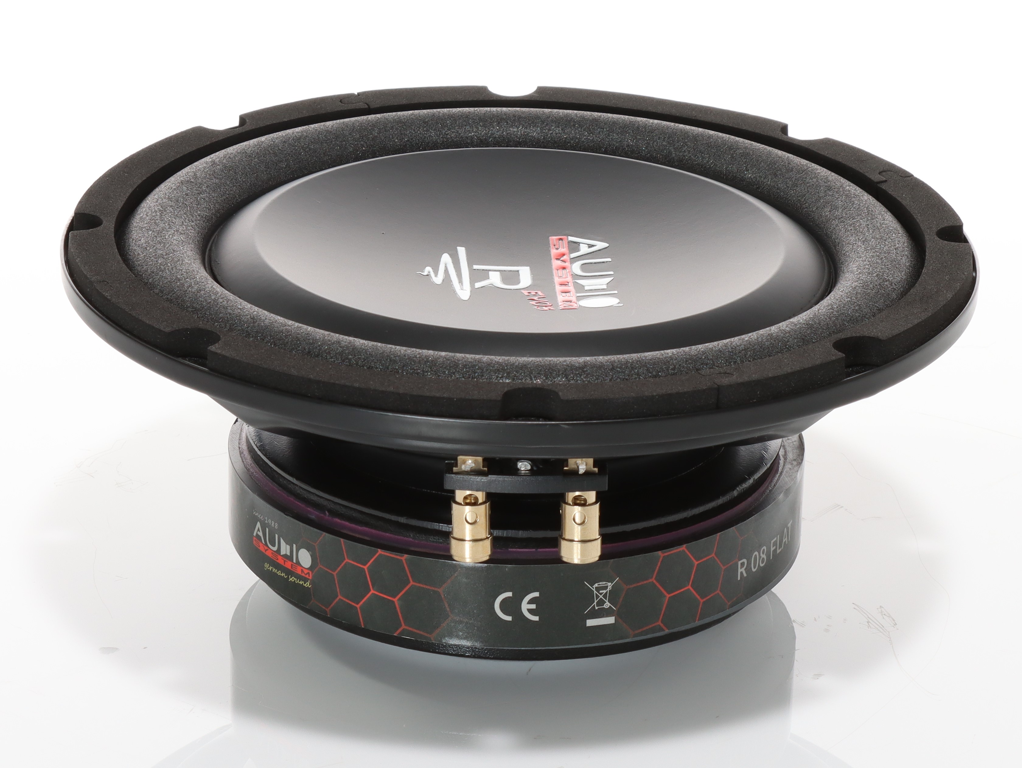 Audio System R 08 FLAT EVO 3-D4 Shallow Subwoofer