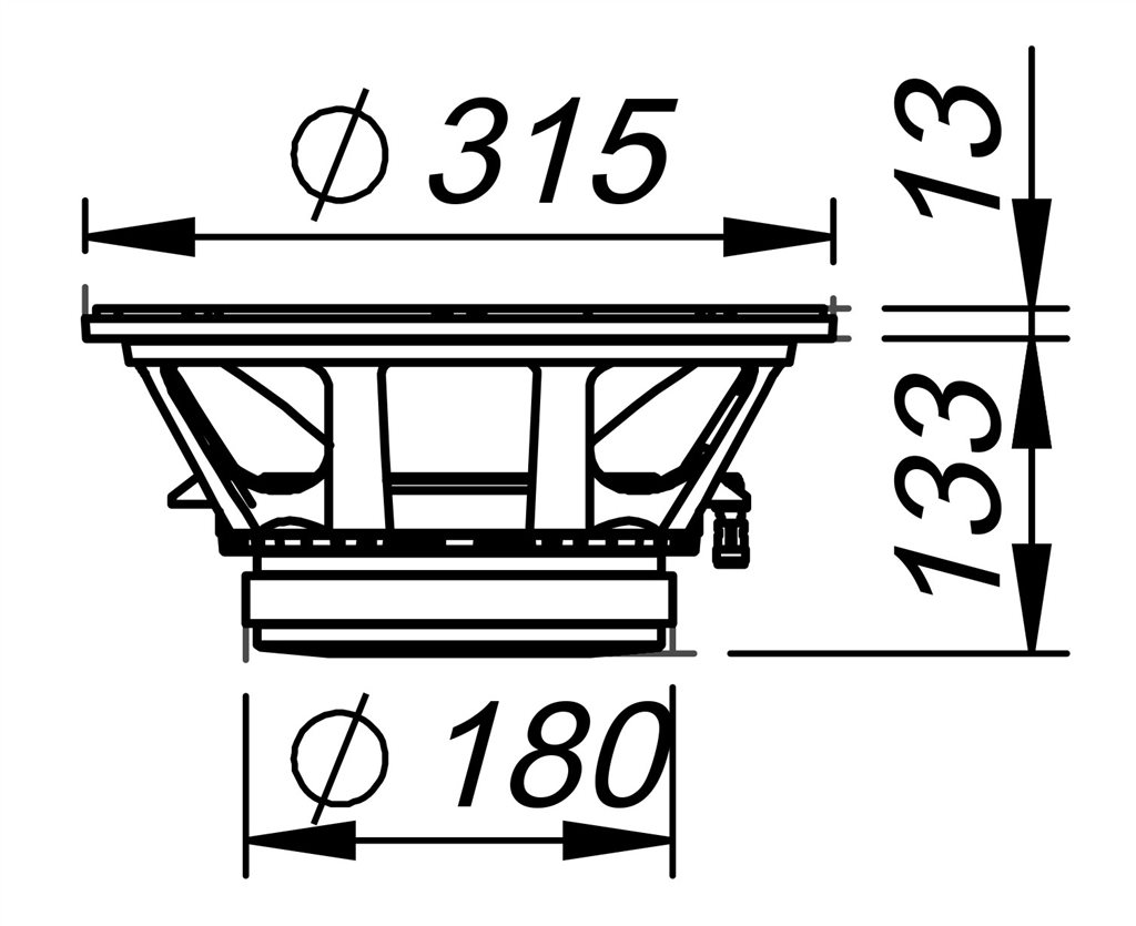 Ciare 12.75W1-4 Dimensions