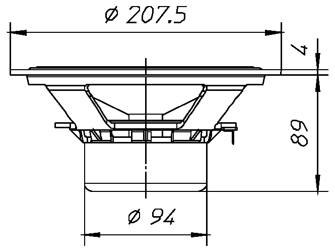Ciare CH170Z Dimensions