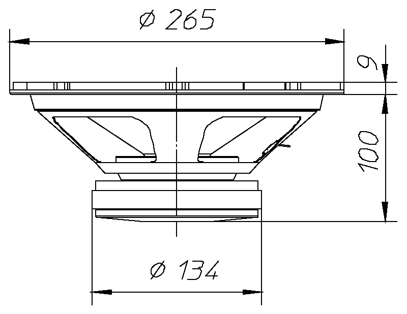 Ciare CH252 Dimensions