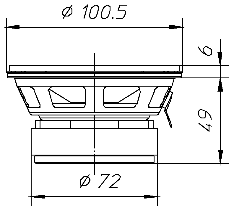 Ciare CM100 Dimensions