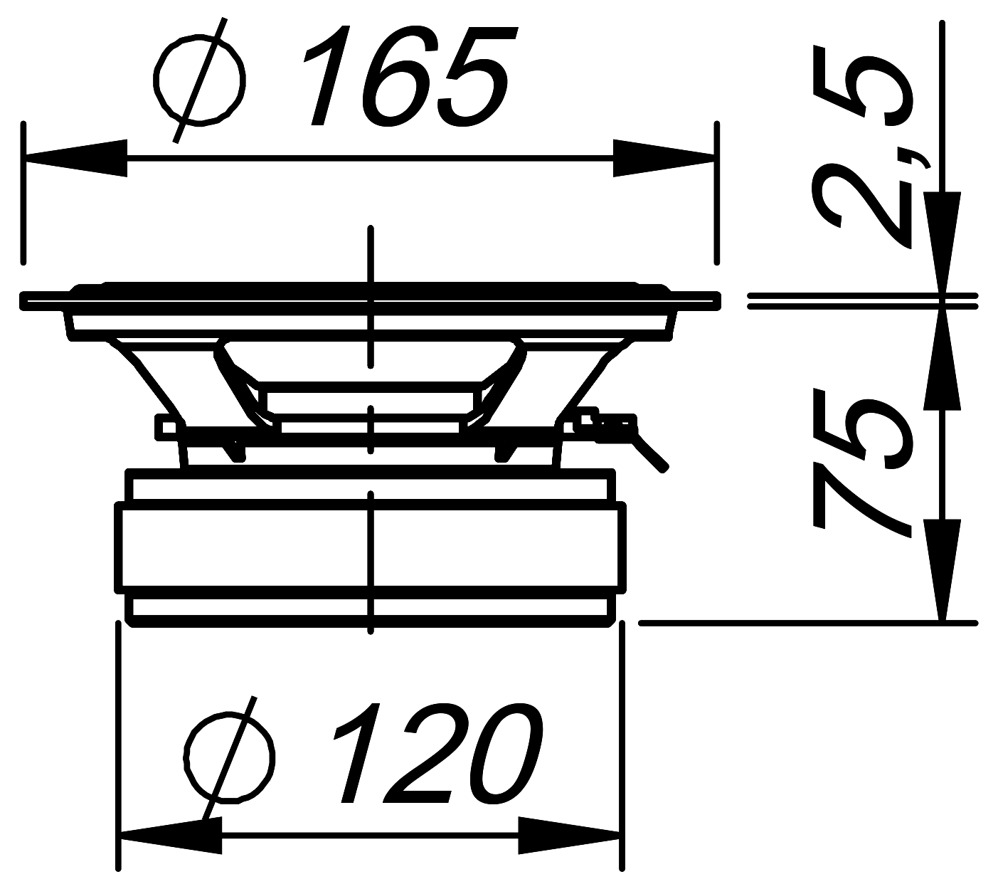 Ciare CMI160 Dimensions