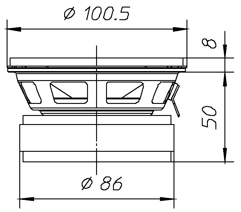 Ciare CW100 Dimensions