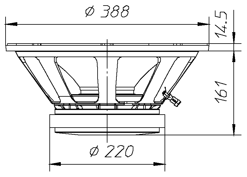 Ciare CW387 Dimensions