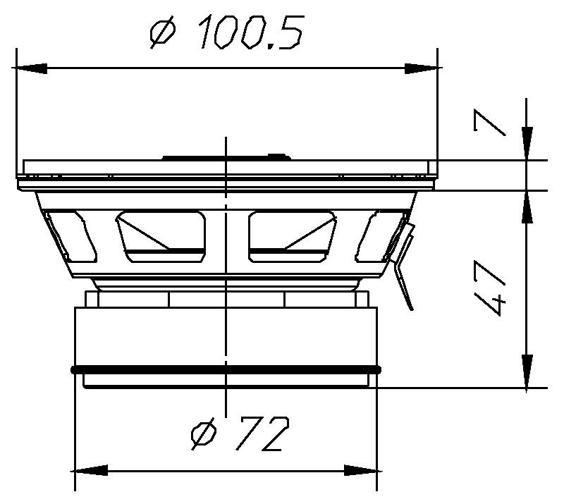 Ciare CX102 Dimensions
