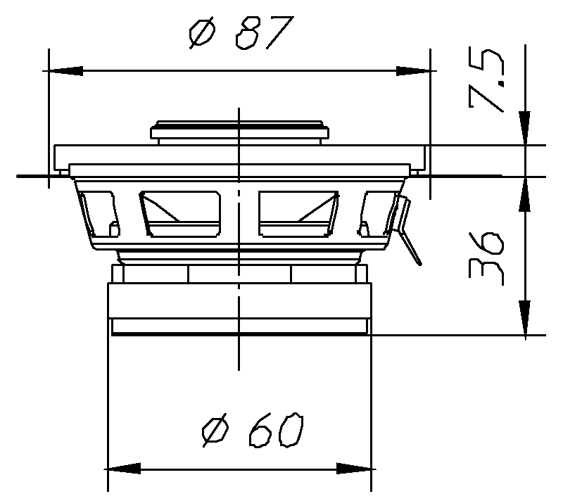 Ciare CZ087 Dimensions