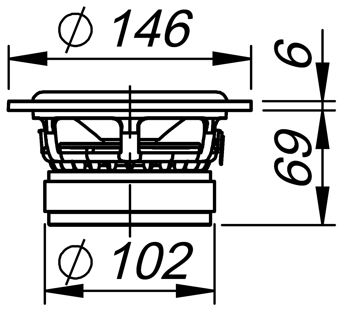 Ciare HWB130 Dimensions