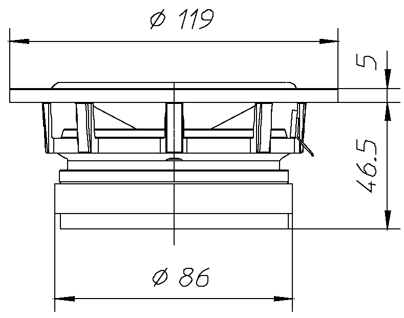Ciare HX101 Dimensions