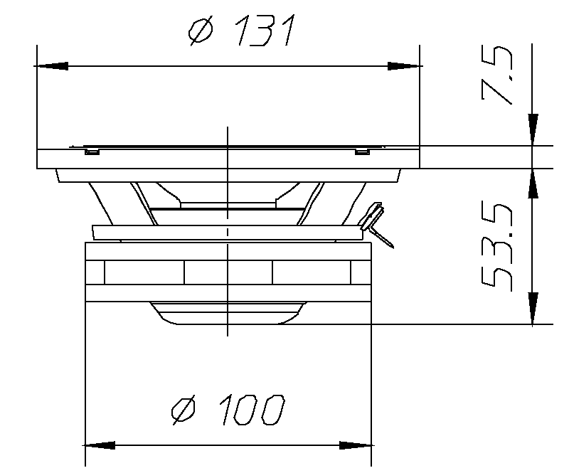 Ciare PM135ND Dimensions