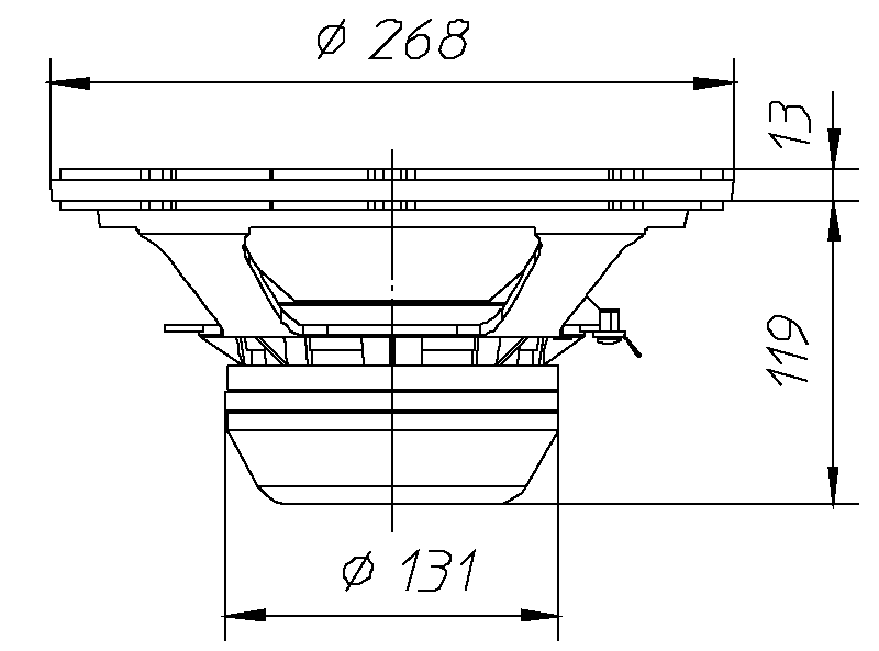 Ciare PW258ND Dimensions