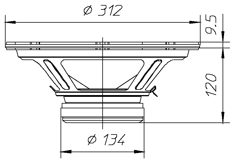 Ciare PW321 Dimensions
