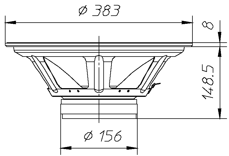 Ciare PW388 Dimensions