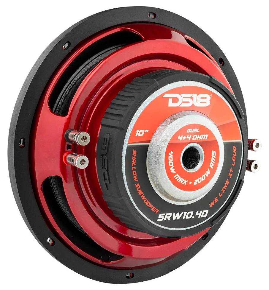 DS18 SRW10.4D Shallow Subwoofer
