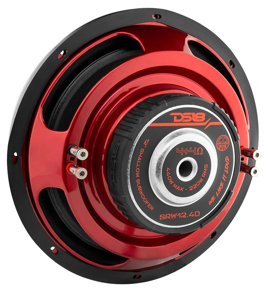 DS18 SRW12.4D Shallow Subwoofer