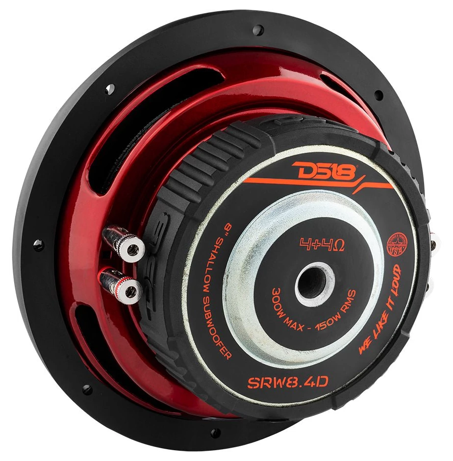 DS18 SRW8.4D Shallow Subwoofer