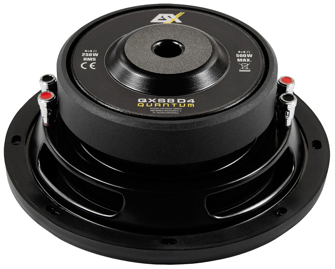 ESX QXS8D4 Shallow Subwoofer