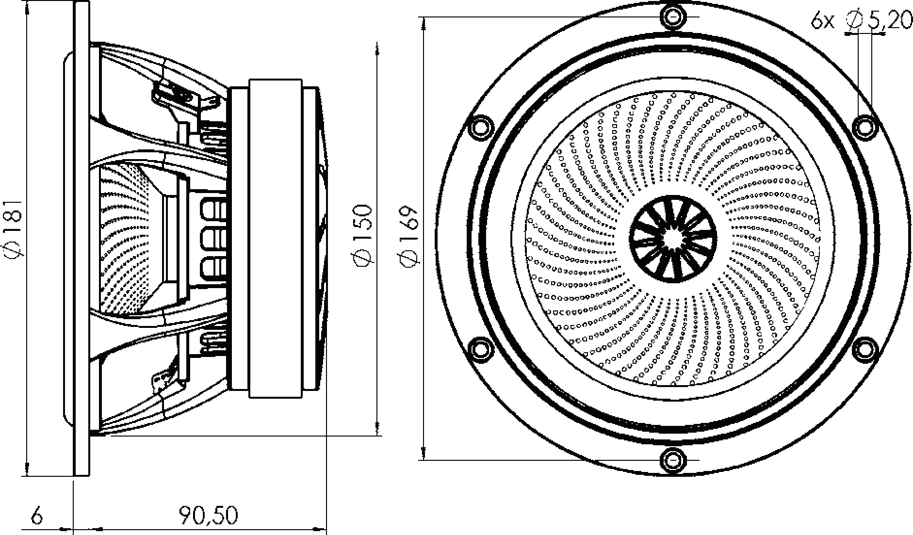 ETON 7-308 Dimensions