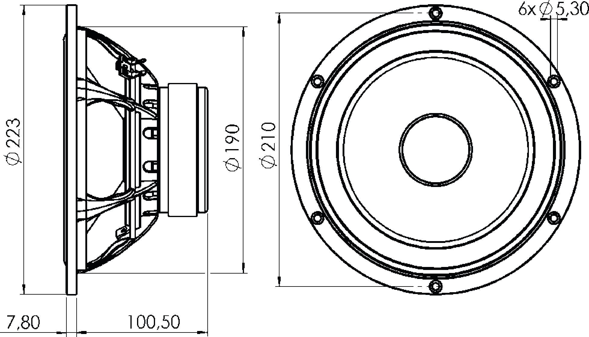ETON 8-412/C8/32 HEX Dimensions