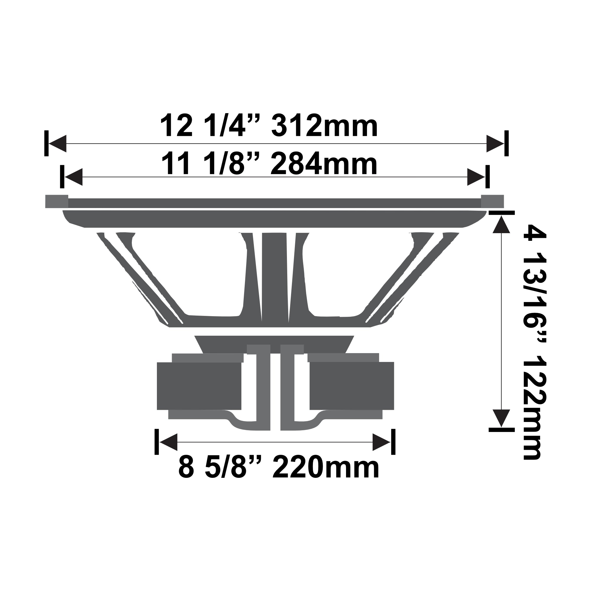 Earthquake PRO-X128 Dimensions