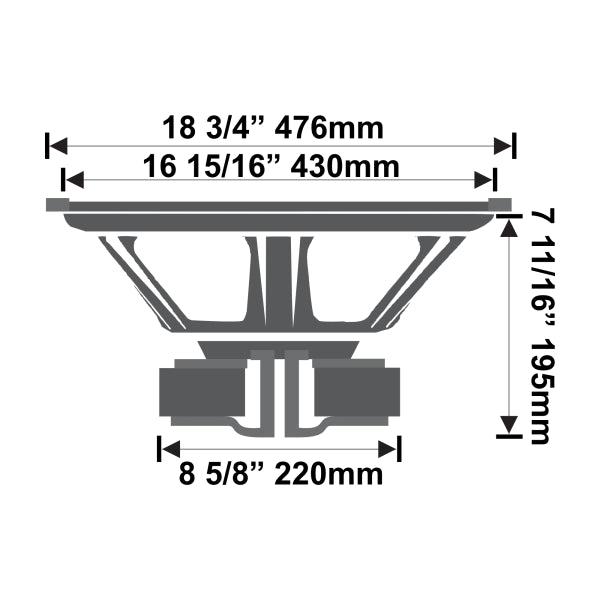 Earthquake PRO-X188 Dimensions