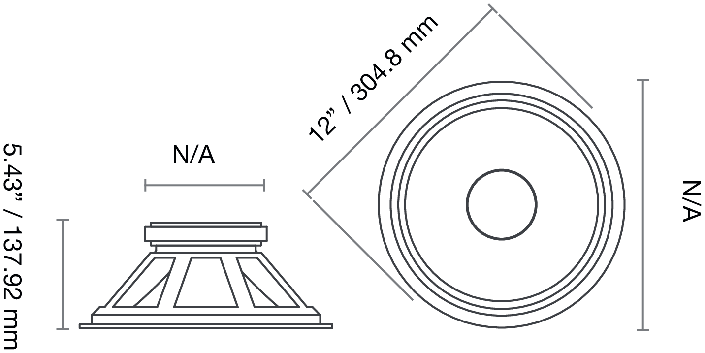 Fane SOVEREIGN 12-200 Dimensions