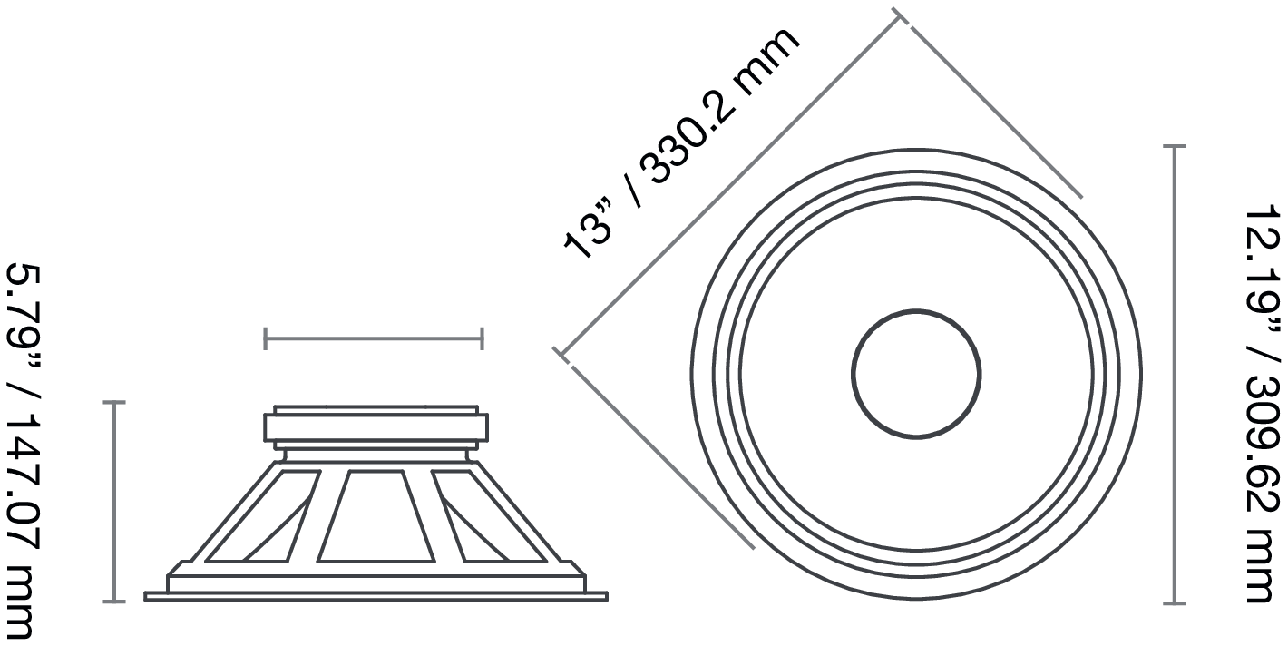 Fane SOVEREIGN PRO 12BM Dimensions