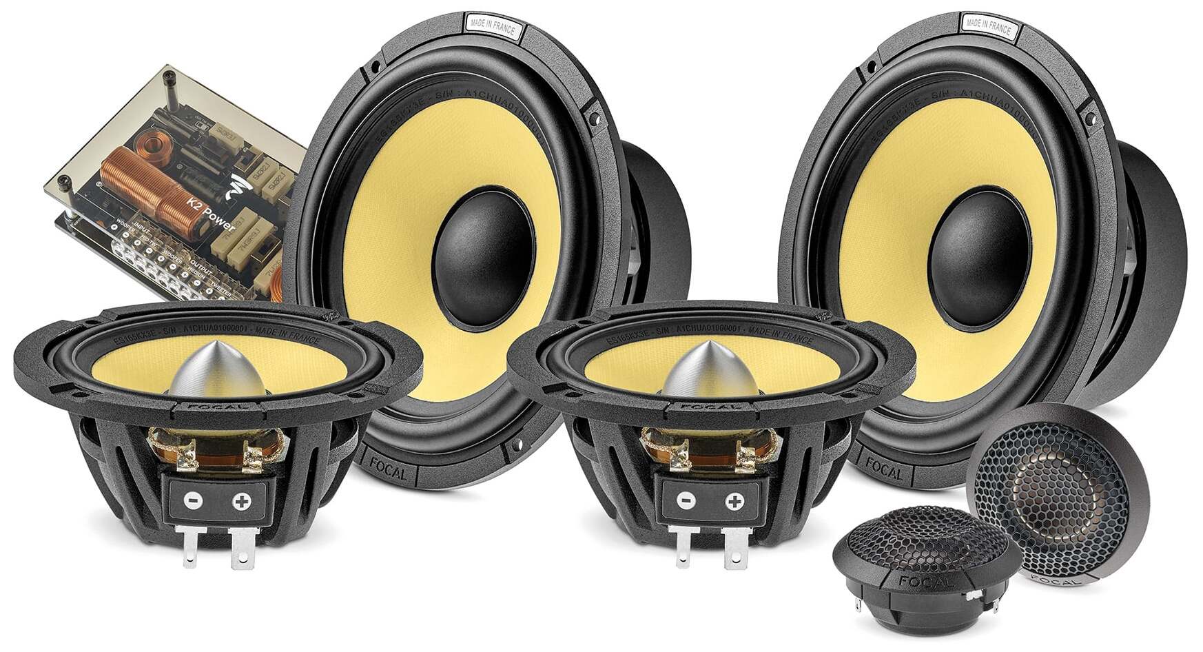 Focal K2 POWER ES 165 KX3E - 6.5″ 3 way kit