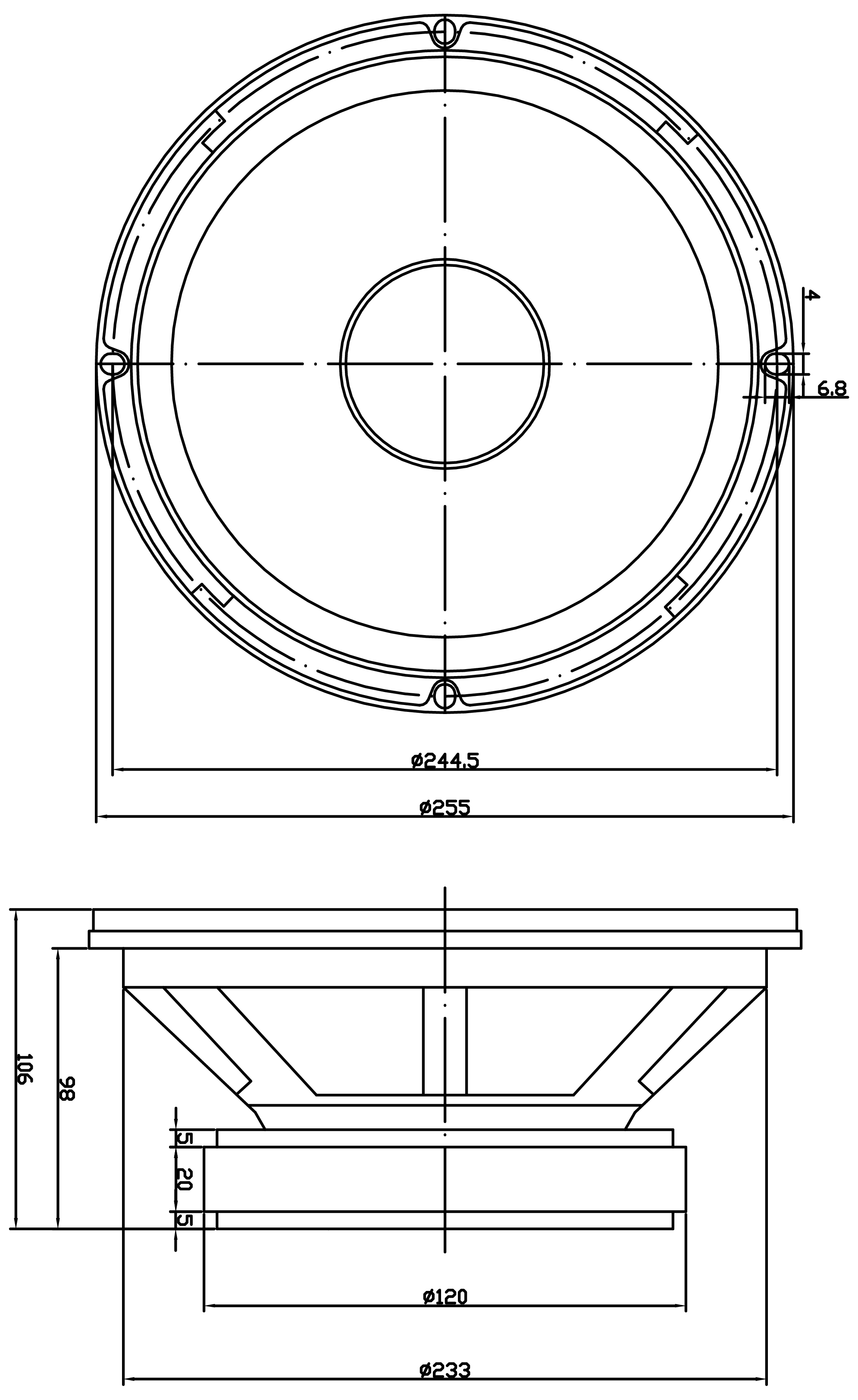 GRS 10PR-8 Dimensions