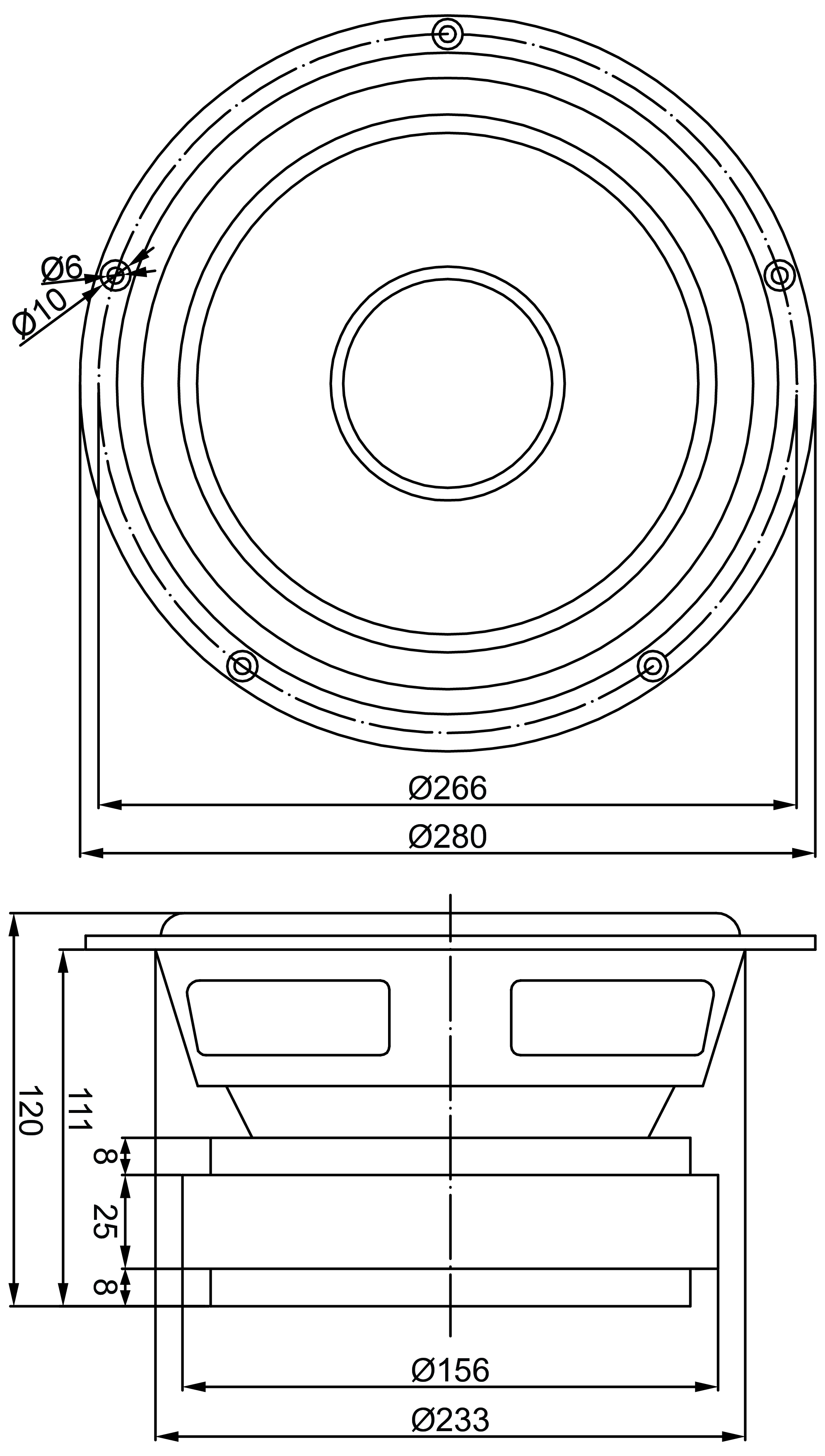 GRS 10SMP-4 Dimensions