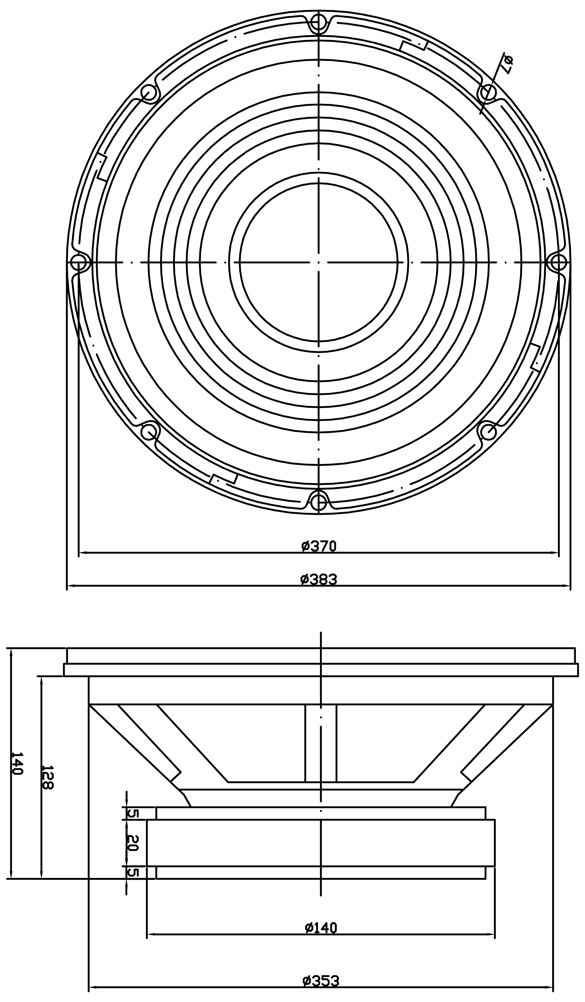 GRS 15PF-8 Dimensions