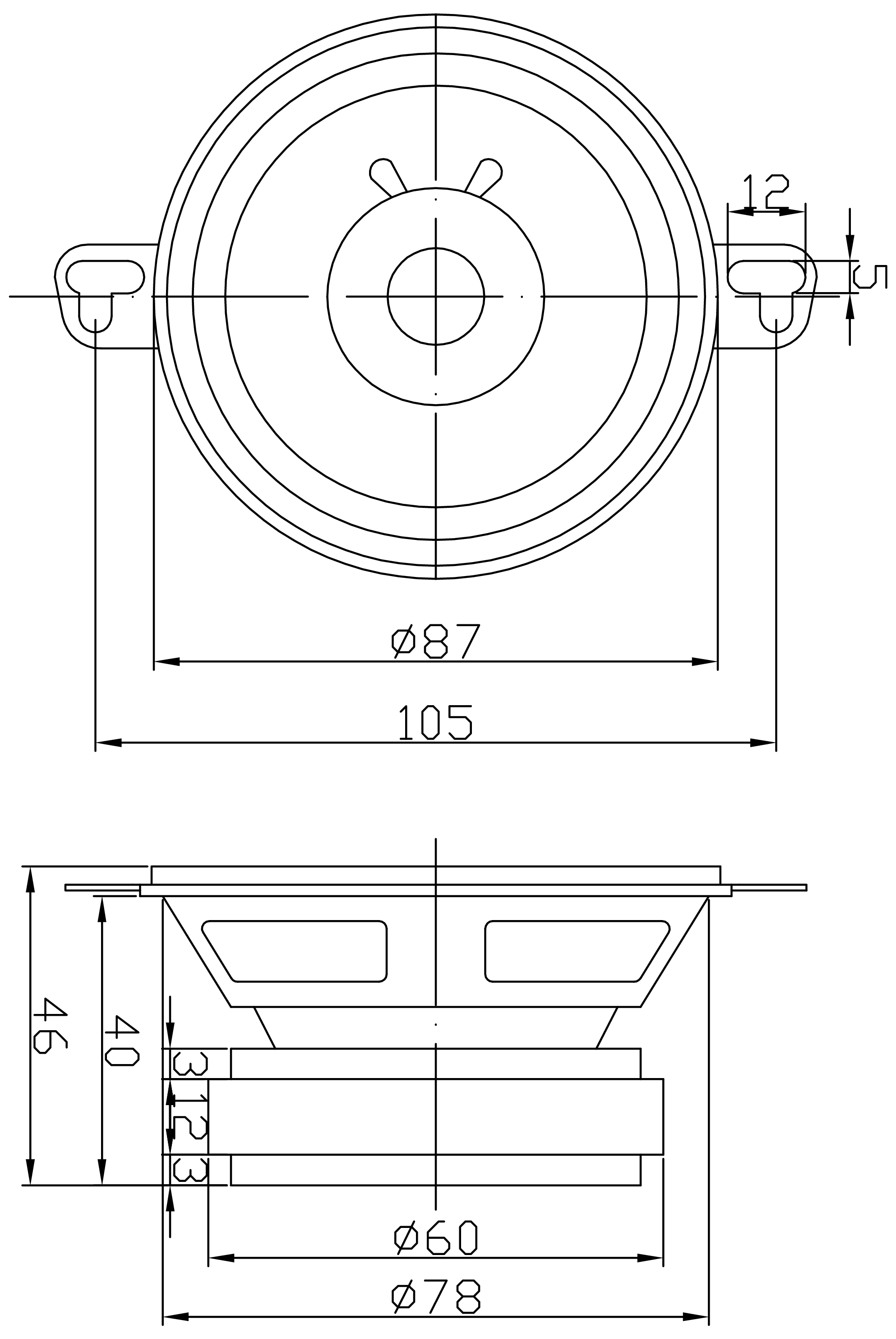 GRS 3AS-4 Dimensions