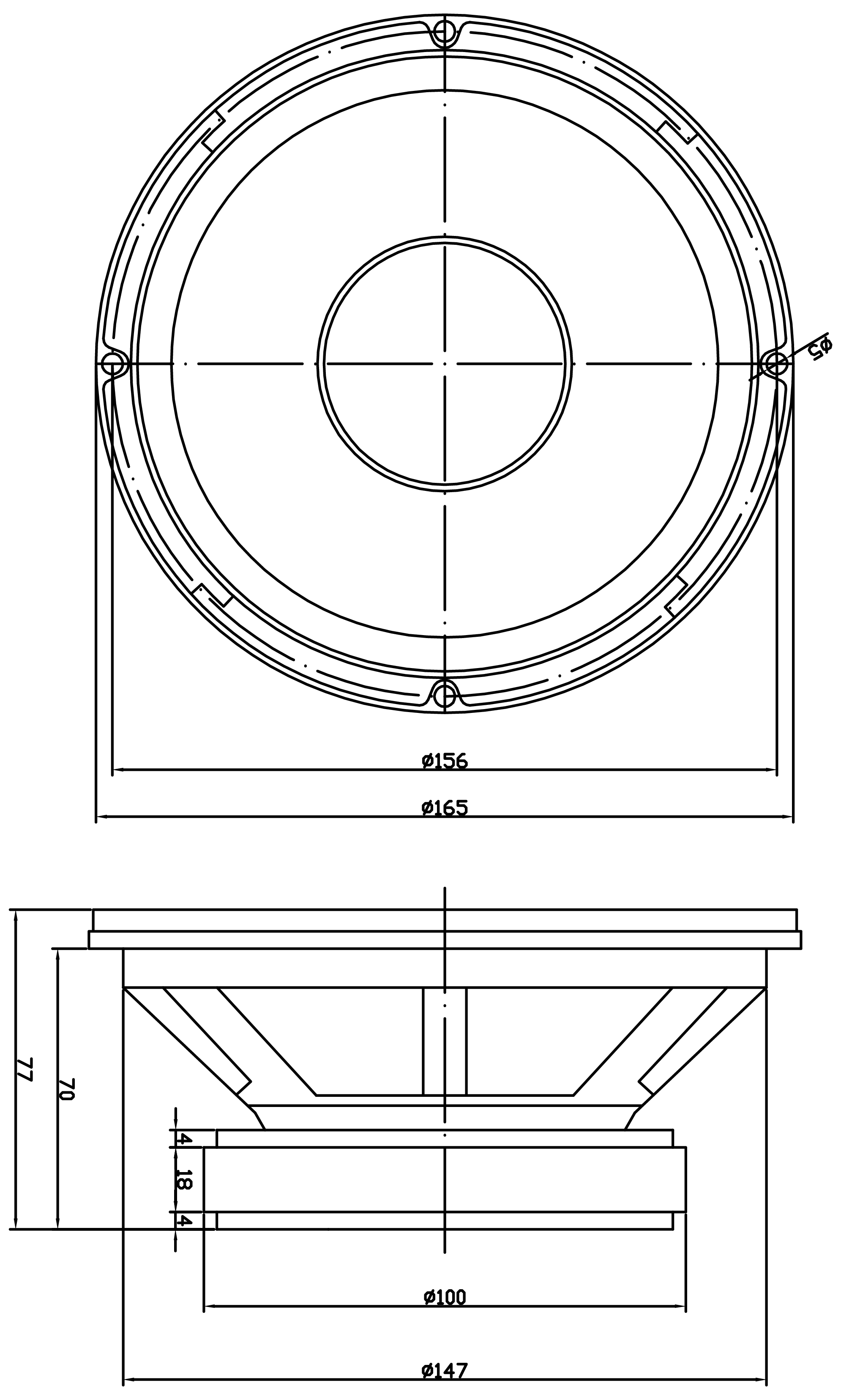 GRS 6PR-8 Dimensions