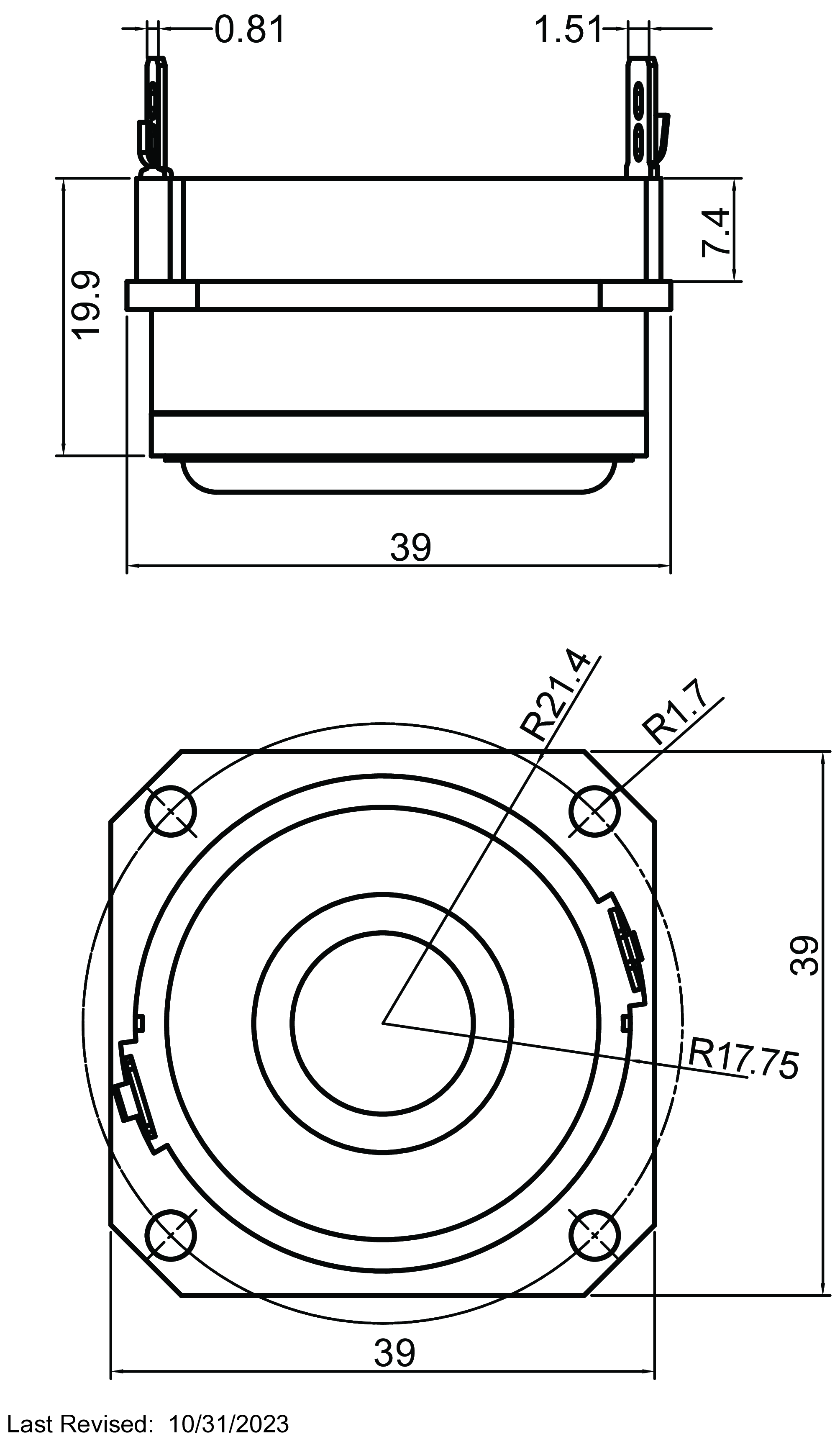 GRS NRT25-8 Dimensions