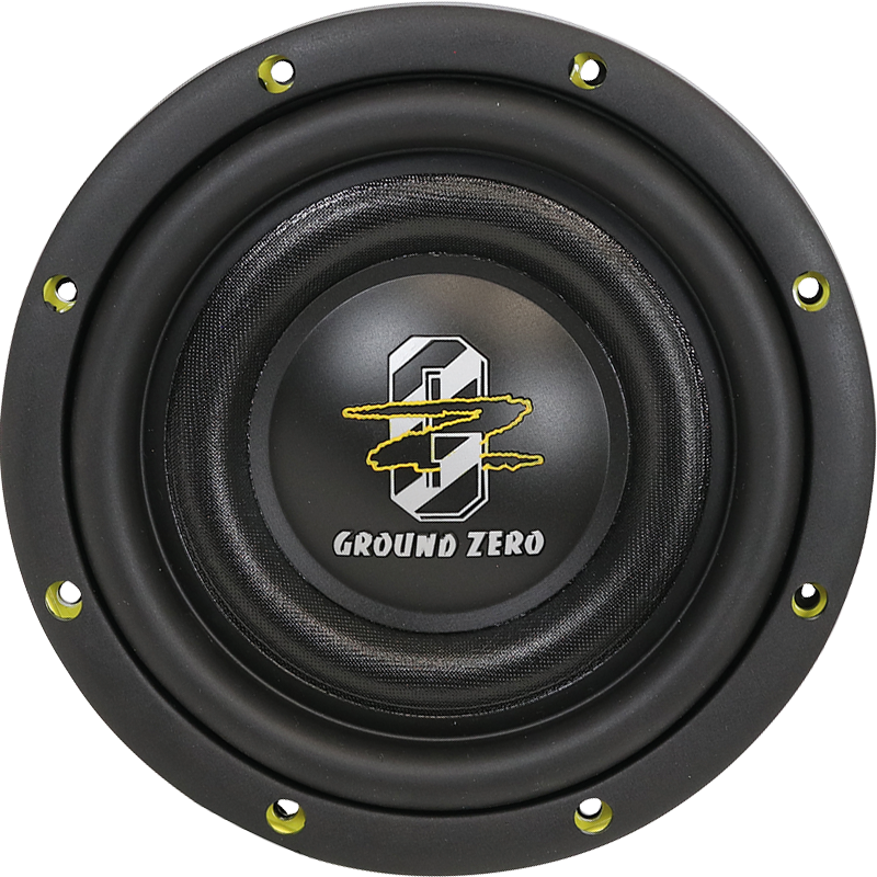 Ground Zero GZHW 8SPL-D2 FLAT Shallow Subwoofer
