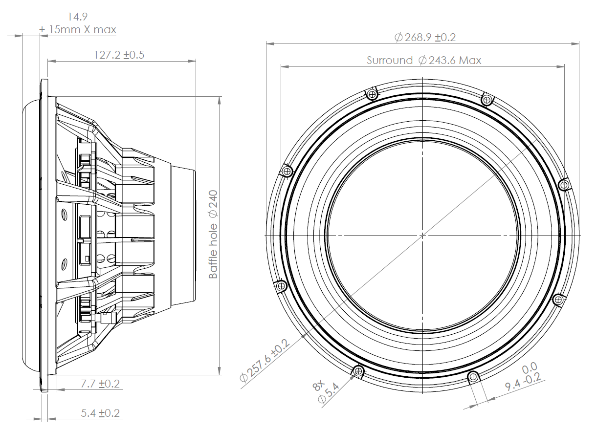 Kartesian Sub265_vKi-V Dimensions