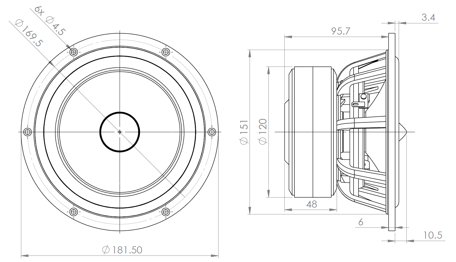 Kartesian Wom180_vMS Dimensions