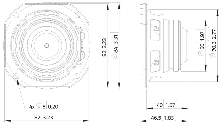 LaVoce FSN030.72-16 Dimensions