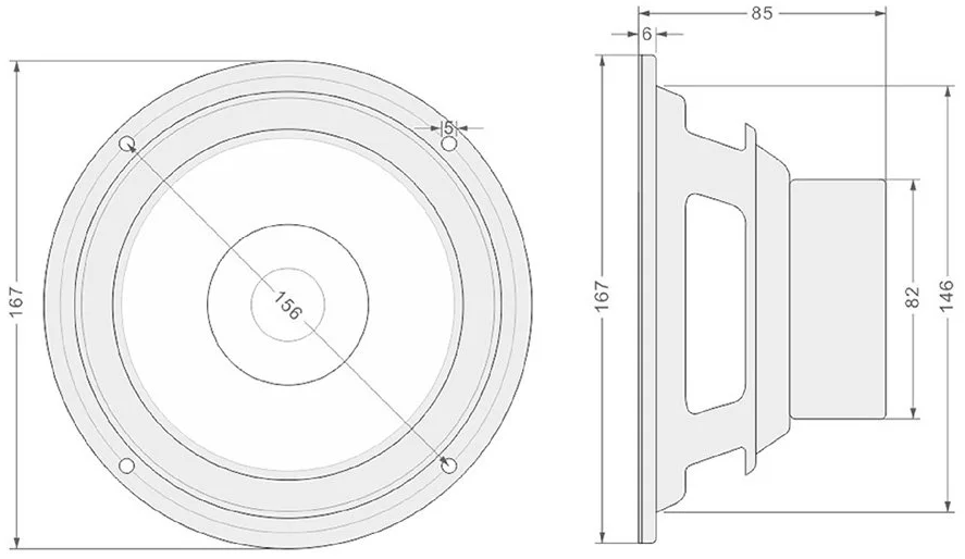 Lii Audio Fast 6 Dimensions