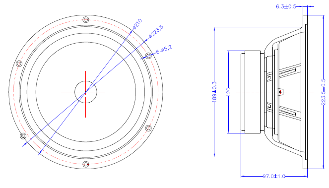 Markaudio MA200-P MICA Dimensions
