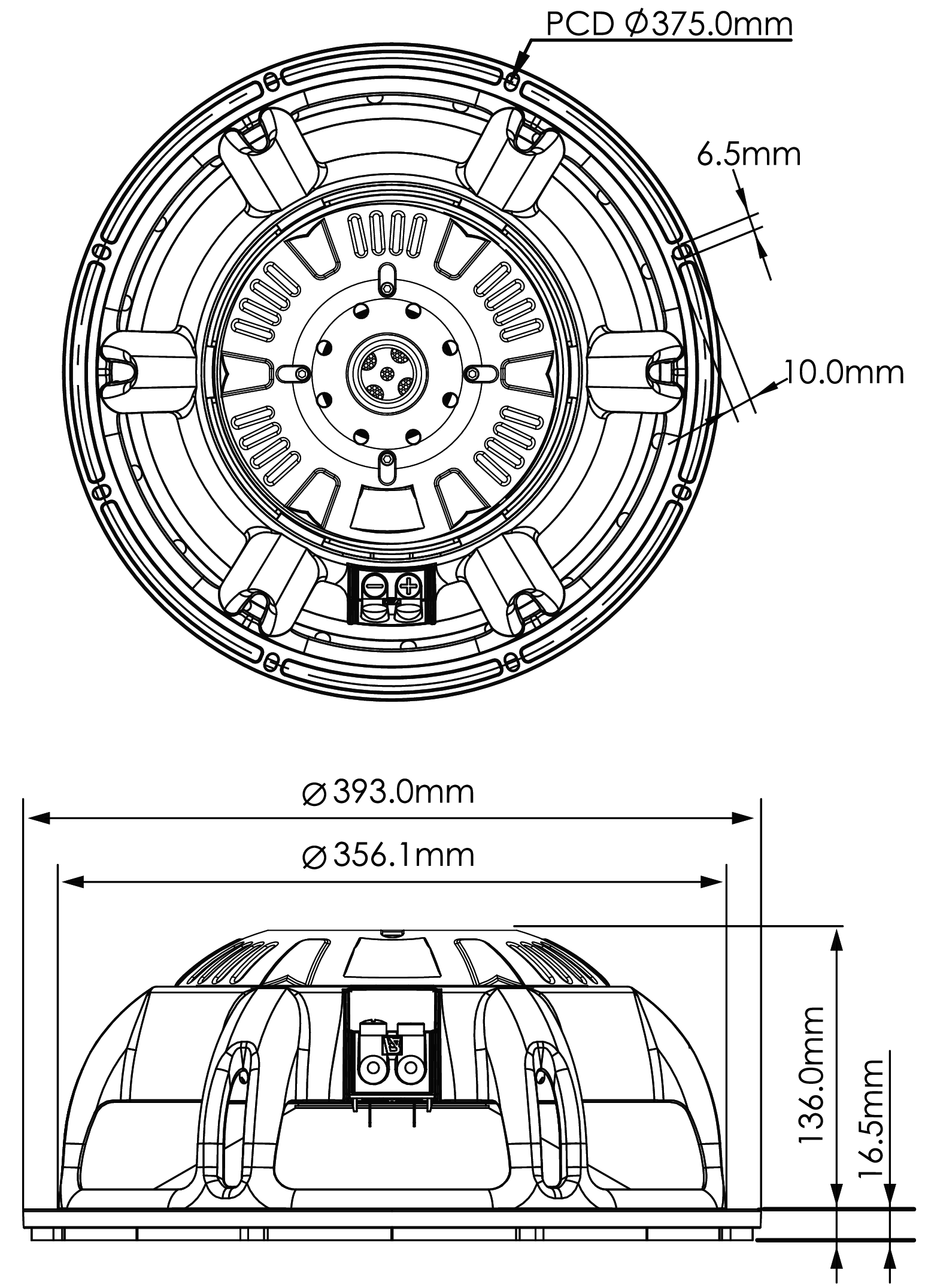 P.Audio P-15N v3 Dimensions