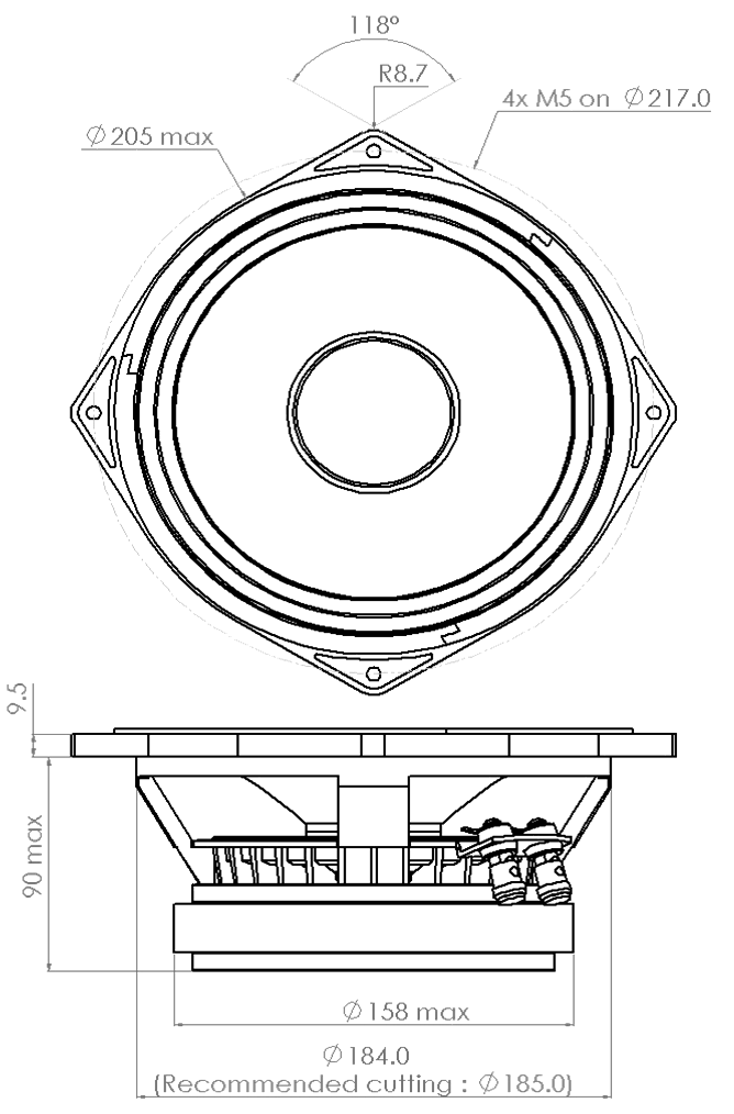 PHL audio 2440 Dimensions