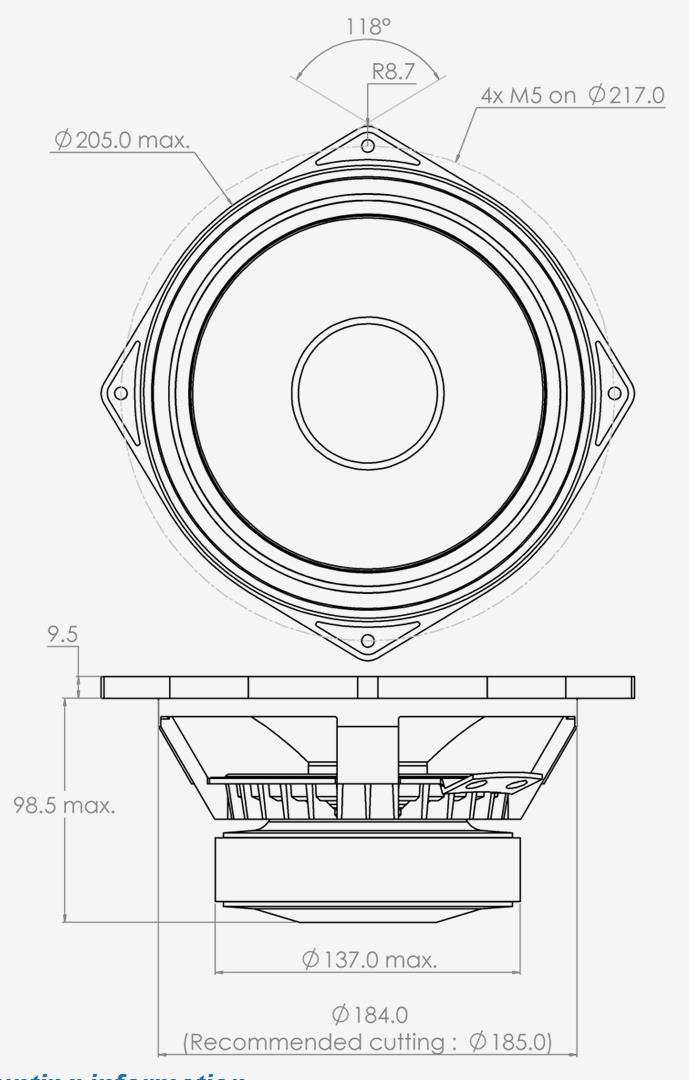 PHL audio 2720 Dimensions