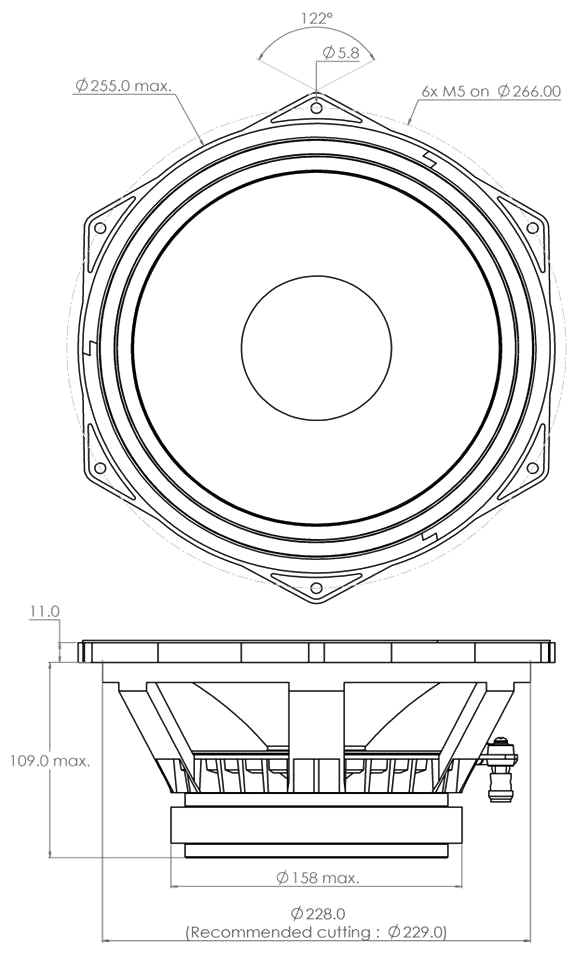 PHL audio 3001 Dimensions