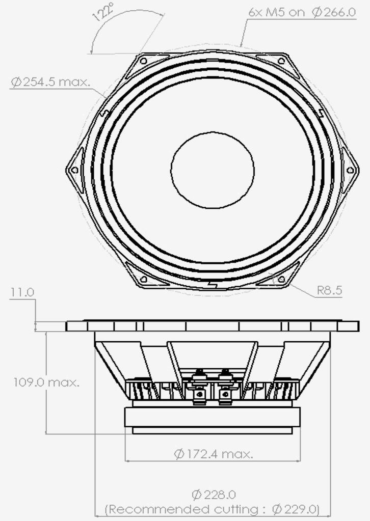 PHL audio 3400 Dimensions