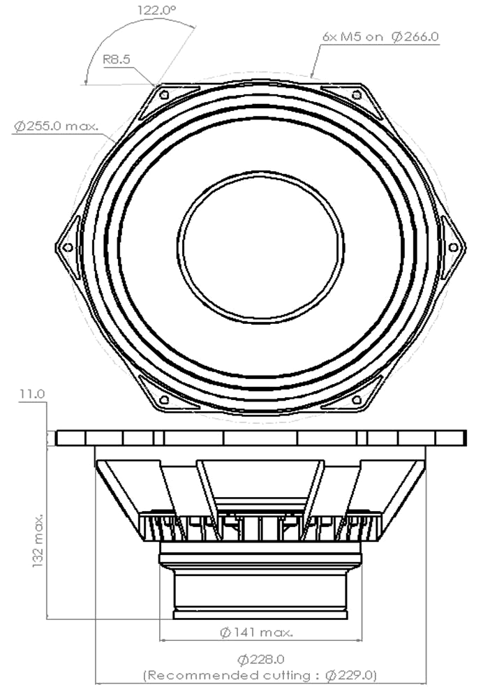 PHL audio 3920NdU-7 Dimensions