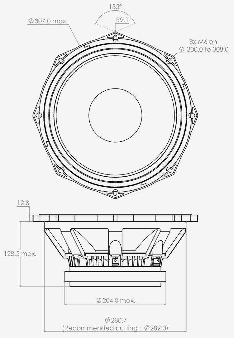 PHL audio 4021 Dimensions