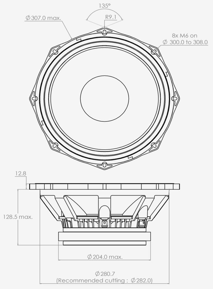 PHL audio 4031 Dimensions