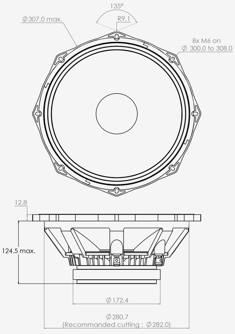 PHL audio 4511 Dimensions